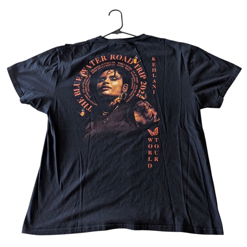 Kehlani - Blue Water Road Trip 2022 - World Tour - Official Tour T-Shirt Sz XL